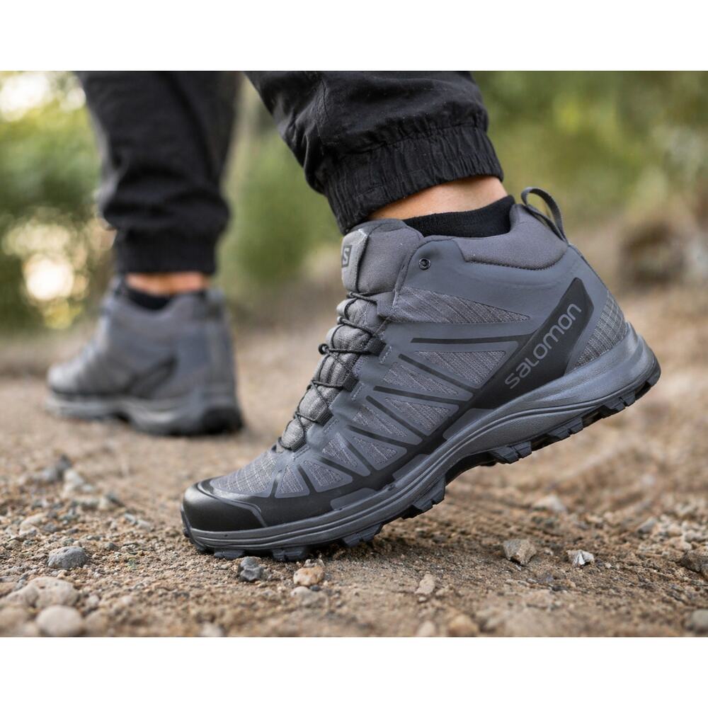 Salomon Speed Assault 2 Shoes Mens Size 11.5 Wolf Black Outdoor Tactical Hiking